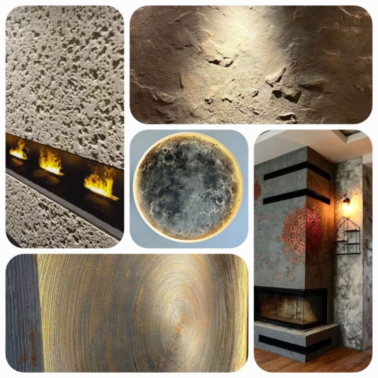 Feature wall and Modern plaster art
